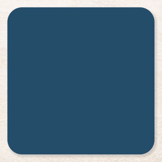 Preußen Blue Solid Paper Untersetzer (Vorderseite)