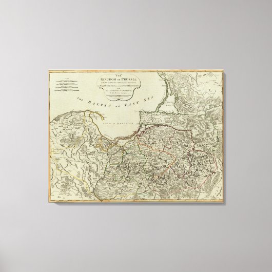 Preußen, Dantzick Leinwanddruck (Vorderseite)