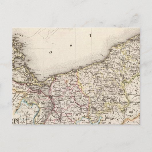 Preußen, Deutschland, Polen 4 Postkarte (Vorderseite)
