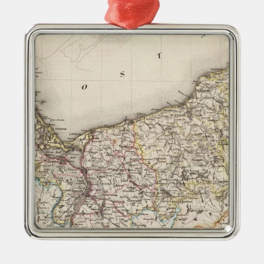 Preußen, Deutschland, Polen 4 Silbernes Ornament (Vorne)