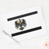 Preußen* Flaggenaufkleber Rechteckiger Aufkleber (Umschlag)