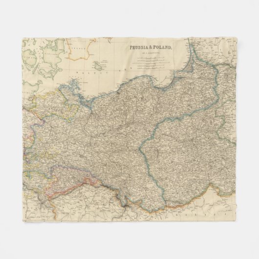Preußen, Polen Fleecedecke (Vorderseite (Horizontal))