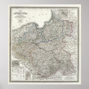 Preussen, Posen, Polen Poster