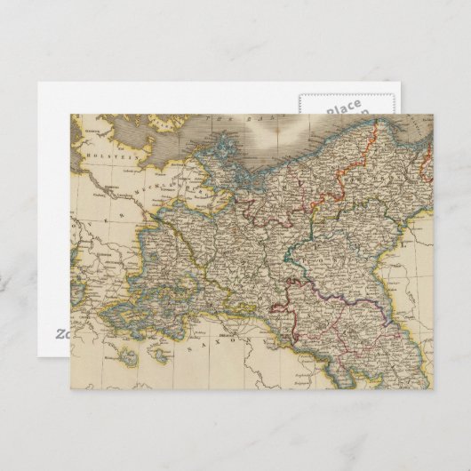 Preußen Postkarte (Vorne/Hinten)