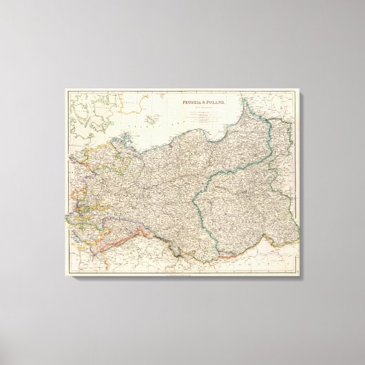Preußen und Polen Leinwanddruck (Vorderseite)