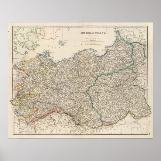 Preußen und Polen Poster (Vorne)