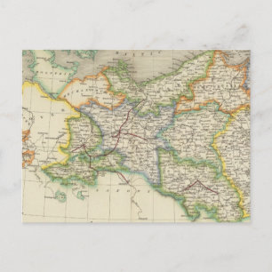 Preußen und Polen Postkarte
