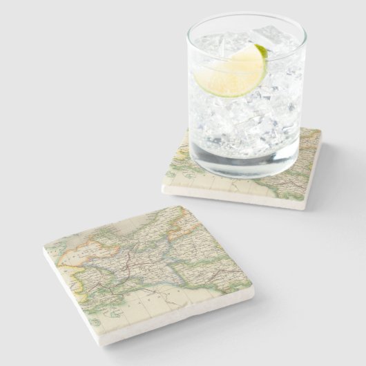 Preußen und Polen Steinuntersetzer (Seitenansicht)