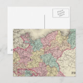 Preußen und Sachsen Postkarte (Vorne/Hinten)