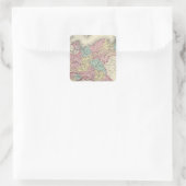 Preußen und Sachsen Quadratischer Aufkleber (Tasche)