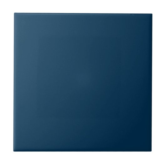 Preußisch Blue Solid Color Tile Fliese (Vorderseite)
