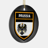 preußische Flagge Keramikornament (Rechts)