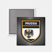 preußische Flagge Magnet (Vorderseite/Rückseite)