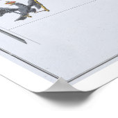 Preußische Flaggen, aus einem französischen Flagge Poster (Ecke)