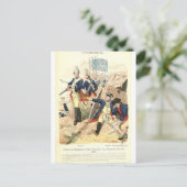 Preußische Fusiliers Postkarte (Stehend Vorderseite)