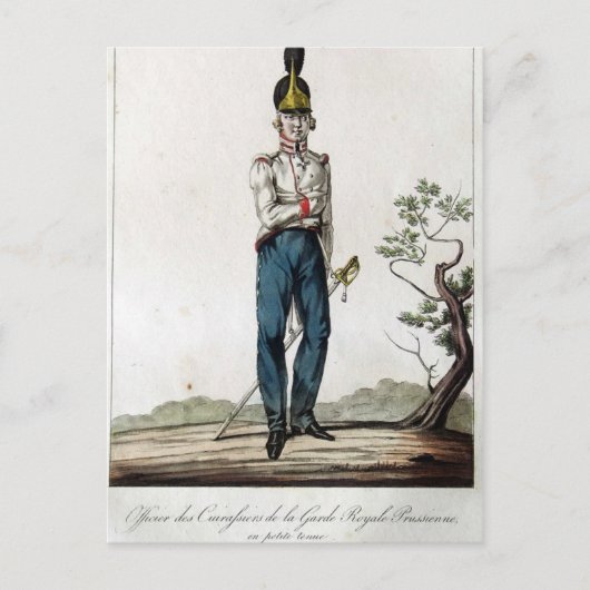 Preußische Garde Cuirassier Postkarte (Vorderseite)