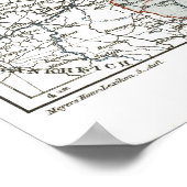 Preußische Karte Poster (Ecke)