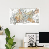 Preußische Karte Poster (Heimbüro)