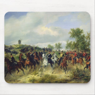Preussische Kavallerie auf Expedition, c.19th Mousepad