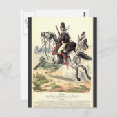 Preußische Kavallerie Postkarte (Vorne/Hinten)