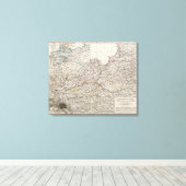 Preußische Provinzen Leinwanddruck (Insitu (Holzboden))