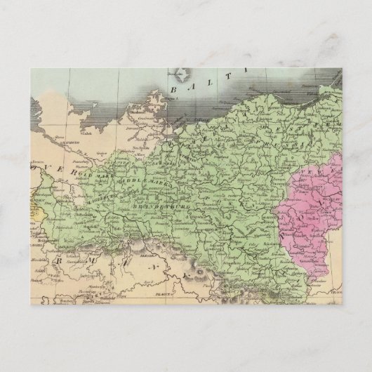 preußische Staaten 2 Postkarte (Vorderseite)