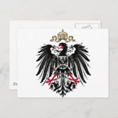 Preußischer Adler Postkarte (Vorne/Hinten)