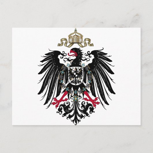 Preußischer Adler Postkarte (Vorderseite)