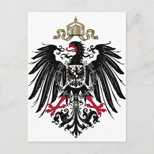Preußischer Adler Postkarte (Vorderseite)