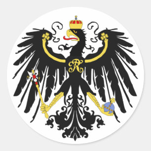 Preußischer Adler - Preußen - Reichsadle Runder Aufkleber