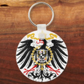Preußischer Adler Rotes Schwarzes und Gold Schlüsselanhänger (Vorderseite)