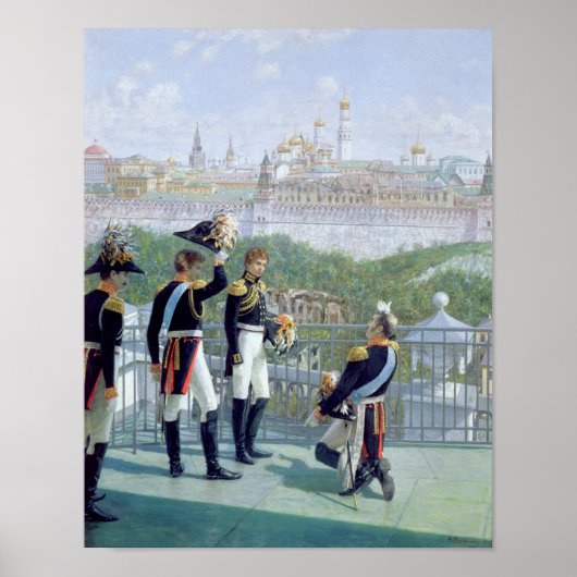 Preußischer König Friedrich Wilhelm II Poster (Vorne)