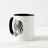 Preußisches Flaggen-Mug Tasse (Vorderseite Links)