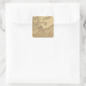Preußisches Reich 2 Quadratischer Aufkleber (Tasche)