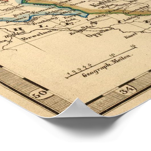 preußisches Reich Poster (Ecke)