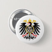Preussisches rotes Schwarzes und Gold Eagles Button (Vorne & Hinten)