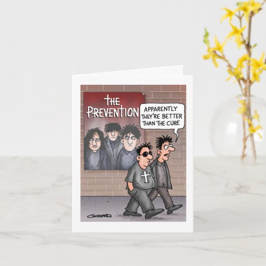 Prevention is better than cure karte (Gelbe Blume)