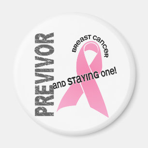 Previvor 1 Brustkrebs Magnet