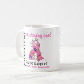 Previvor 9 Brustkrebs Kaffeetasse (Vorderseite Links)