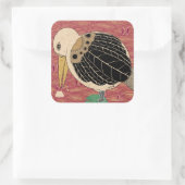 Prey 2012 quadratischer aufkleber (Tasche)