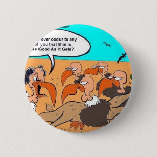 Prey Bird in Heaven Funny T-Shirts gibt Sammlerstü Button