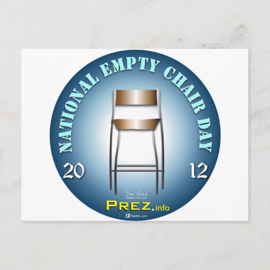 PREZ.info - Leerer Vorsitz 3 Postkarte (Vorderseite)