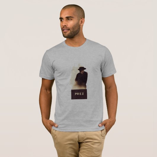 "PREZ" LESTER DER T - SHIRT JUNGER MÄNNER (Vorne ganz)