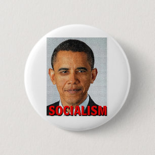 Prez Obama Sozialismus Button
