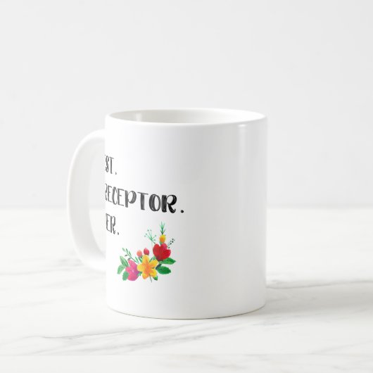 Prezeptorgeschenkidee Kaffeetasse (Vorderseite Links)