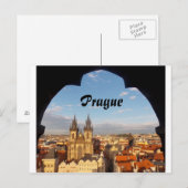 Prgague Postkarte (Vorne/Hinten)