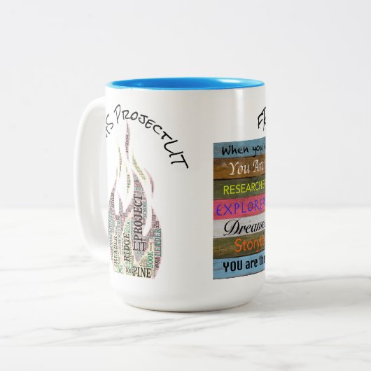 PRHS ProjectLIT-Tasse Zweifarbige Tasse (Vorderseite Links)