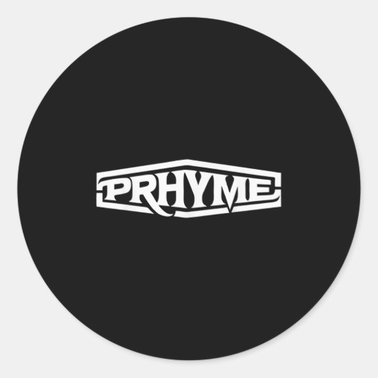 Prhymse Logo  Runder Aufkleber (Vorderseite)
