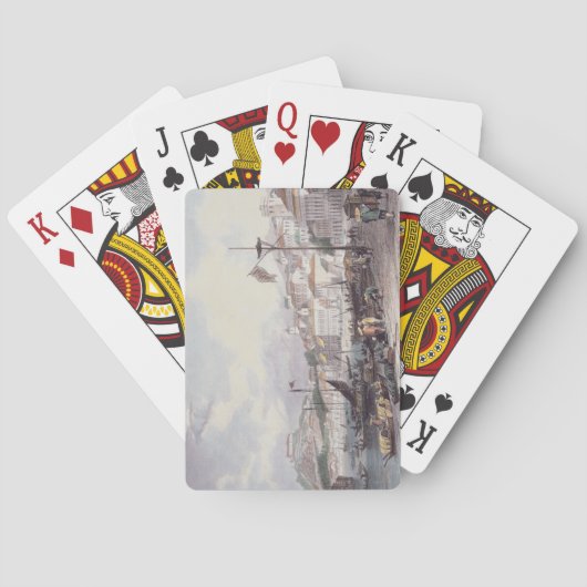 Pria Grande, Macao, c.1850 (colour litho) Spielkarten (Rückseite)