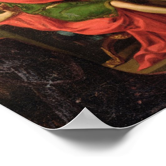 Priam und Achilles Poster (Ecke)